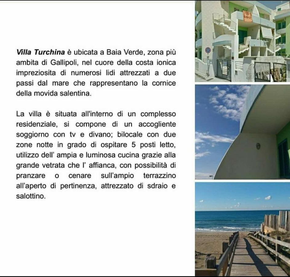 Villa Turchina Gallipoli Bagian luar foto